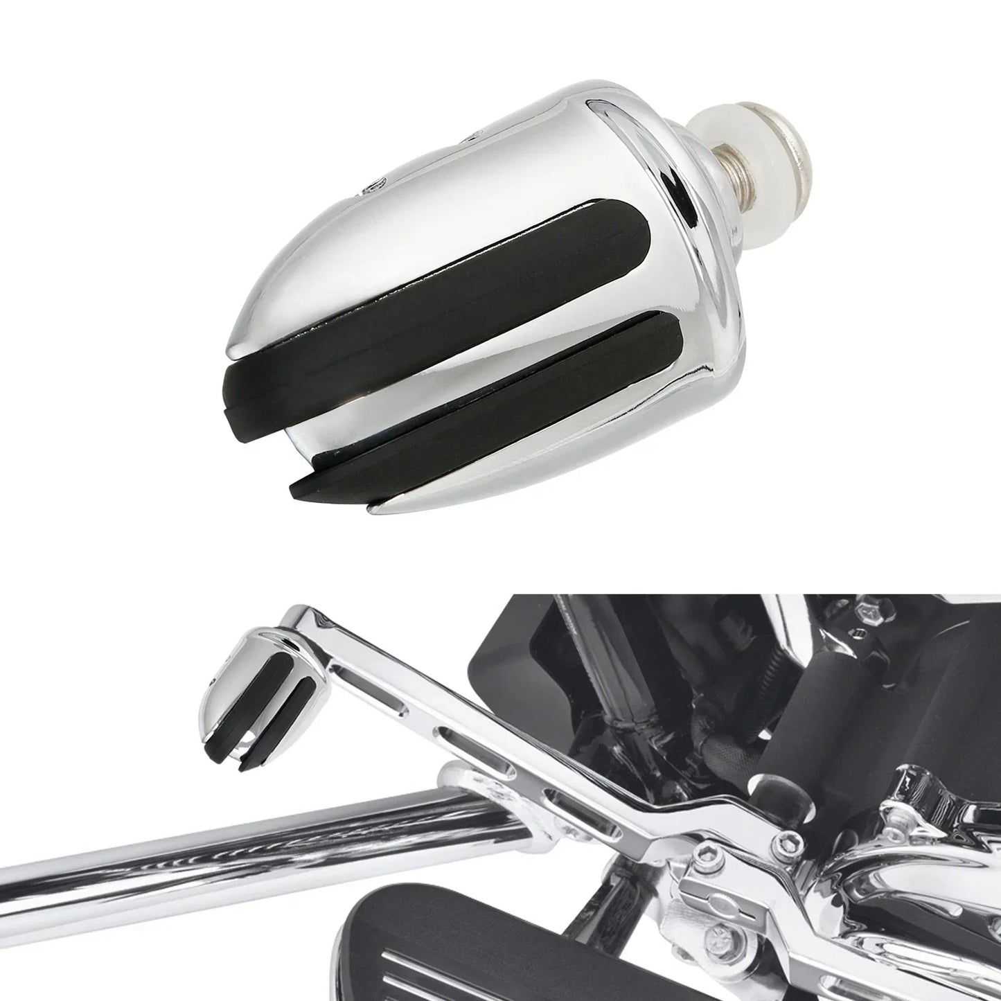 Shifter Pegs for Harley Touring Street Road King Glide Dyna Chrome