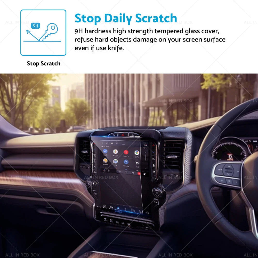 12" Touch Screen Protector Tempered Glass for RAM 1500 (2020-2022)