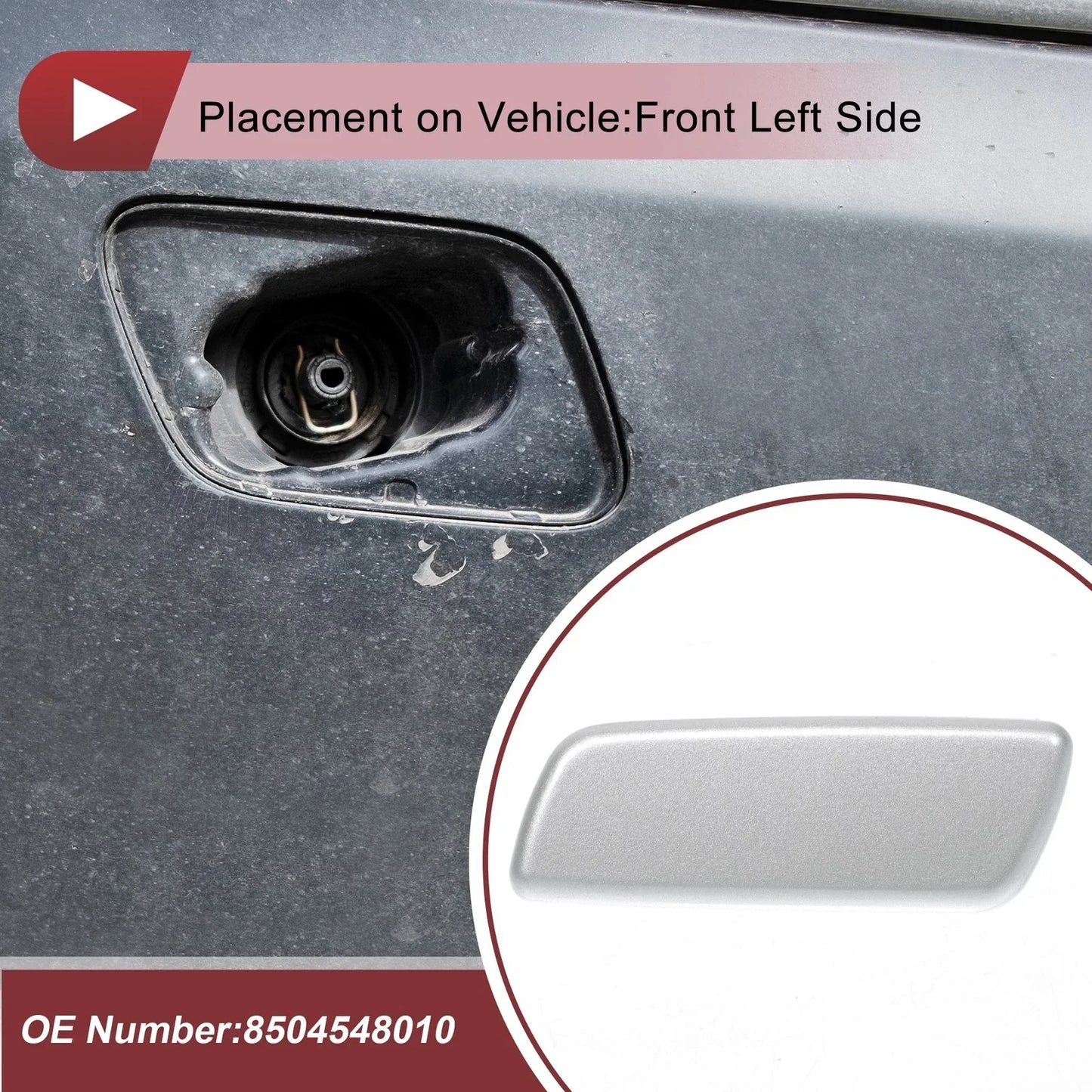 Front Left Washer Nozzle Cover for Lexus RX270 RX350 RX450H (2010-2015)