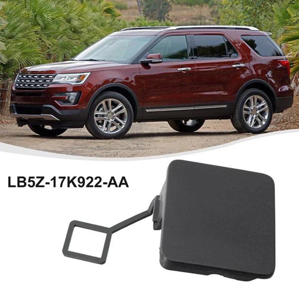 Black Rear Tow Hook Cover Cap for Ford Explorer (2011-2019)