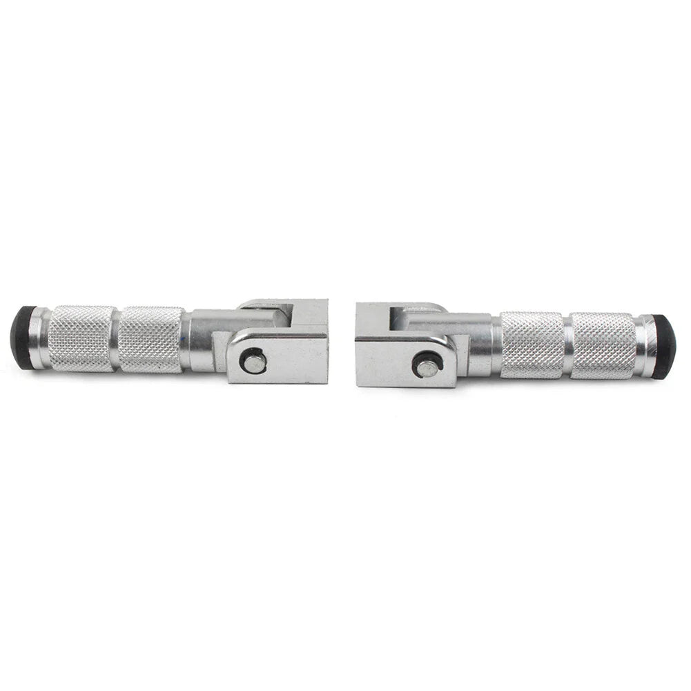 New 8mm Motorcycle Universal Folding Passenger Footpegs for Bicycle
