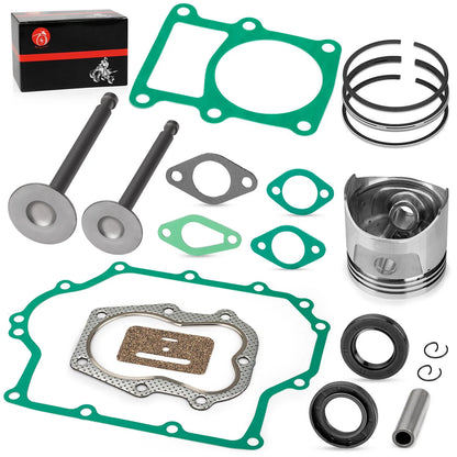 Engine Piston Gasket Kit with Valve for Club Car Golf Cart 341cc (1986–1991)