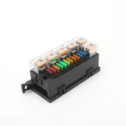 11 x Blade Fuse & 6 x 80A Relay Holder for Universal 12V Car Relay Box