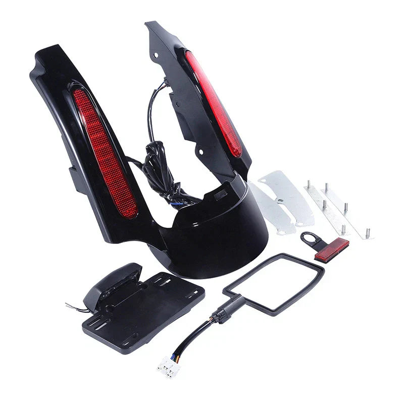 Rear Fender Fascia with LED Light for Harley Touring Street Glide (2009-2013)