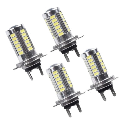 H7 LED Headlight Bulbs 4x Long Lifespan for Car