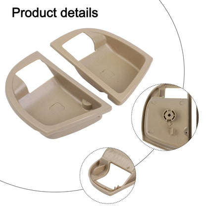 Pair Front Interior Door Handle Cover for Hyundai Santa Fe (2007–2012)