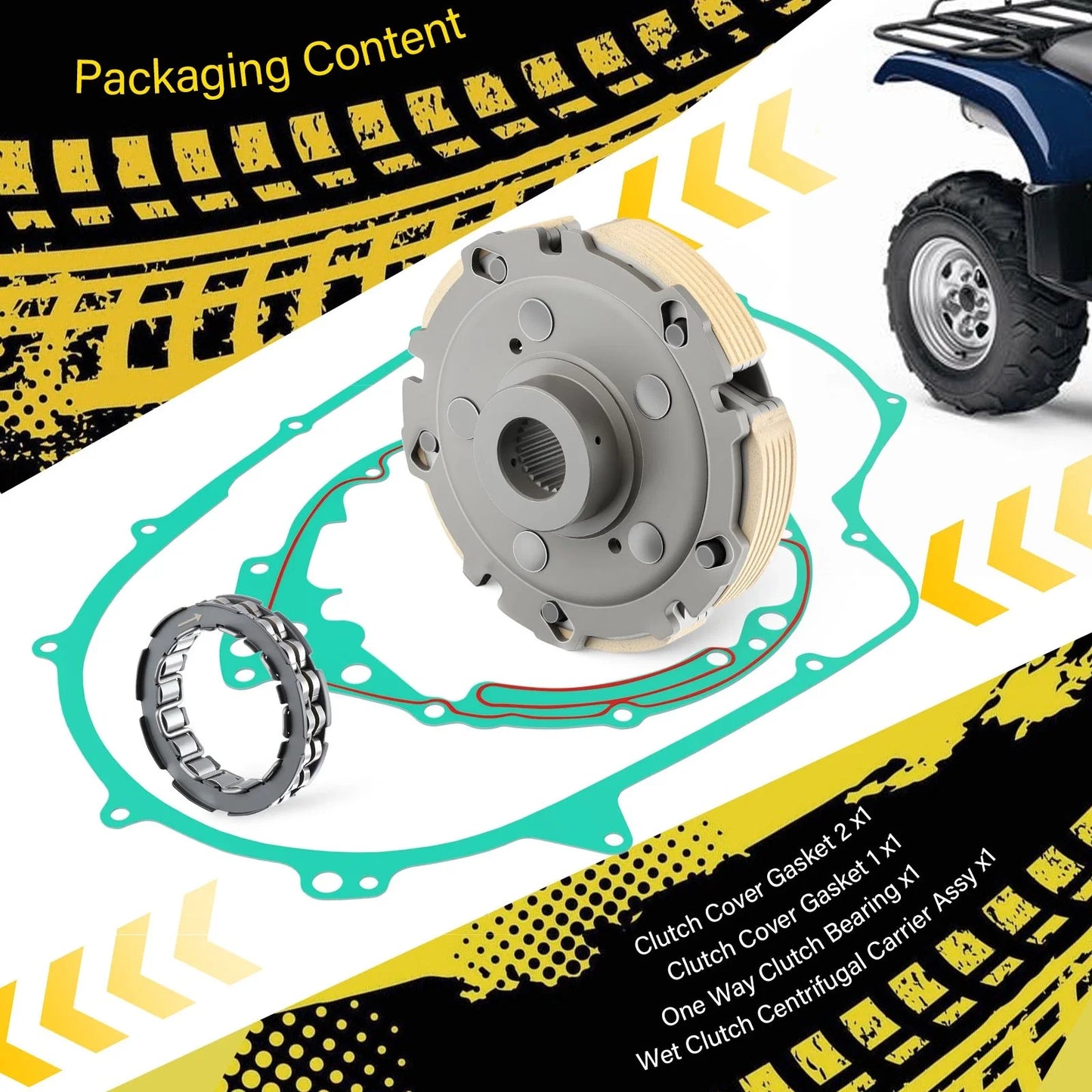 Wet Clutch Centrifugal Carrier for Yamaha Grizzly 600 (1998–2001)