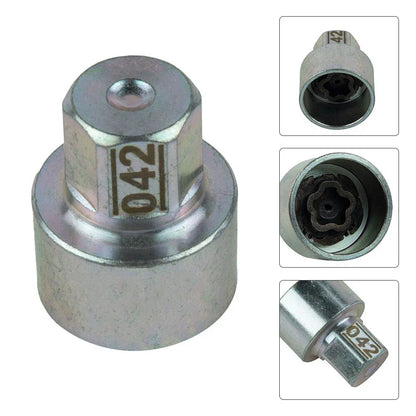 Wheel Lock Lugnut Anti-theft Removal Key Socket for 1/2/3/4/5/6/7 Series