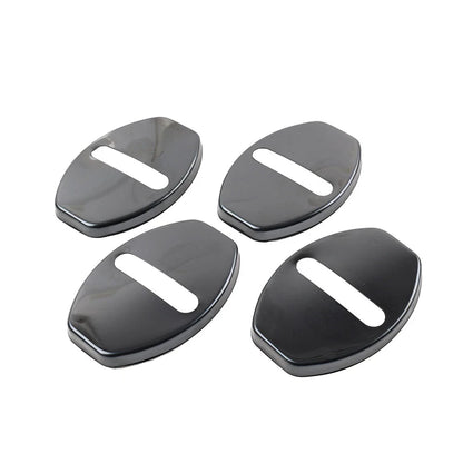 Black Door Lock Protective Cover for Audi A3 A4 TT S3 VW Golf Passat Tiguan