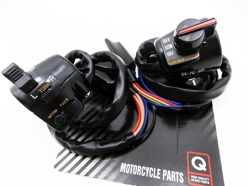 Left Right Handlebar Switch Block Assembly Set for Kawasaki Z1/B (1975)