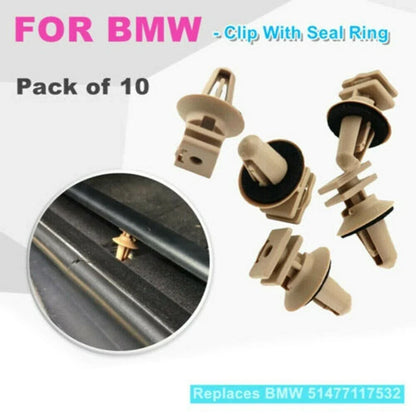 Trims On Sill & Door Entrance Plastic Clips 10/Set Interior Trim