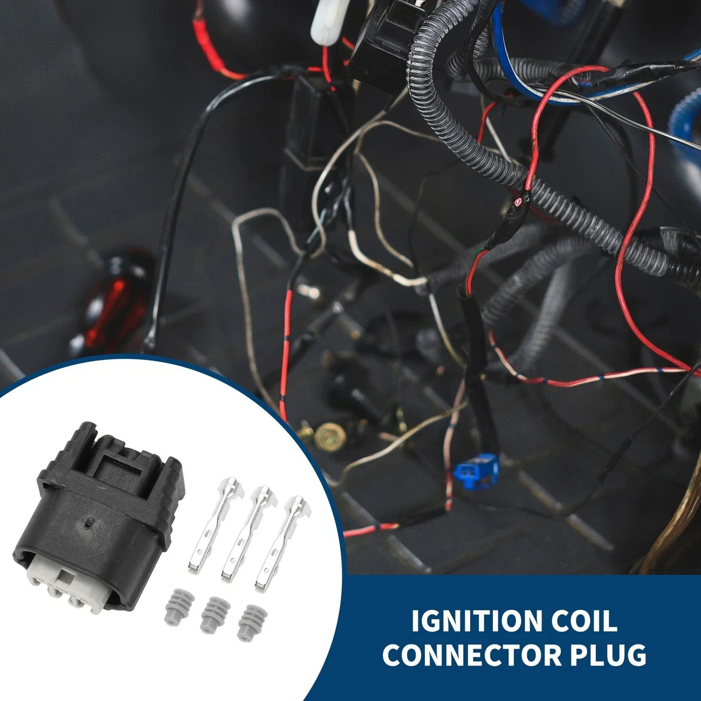 3 Pin Ignition Coil Connector Plug for Honda Acura (2000-2006)
