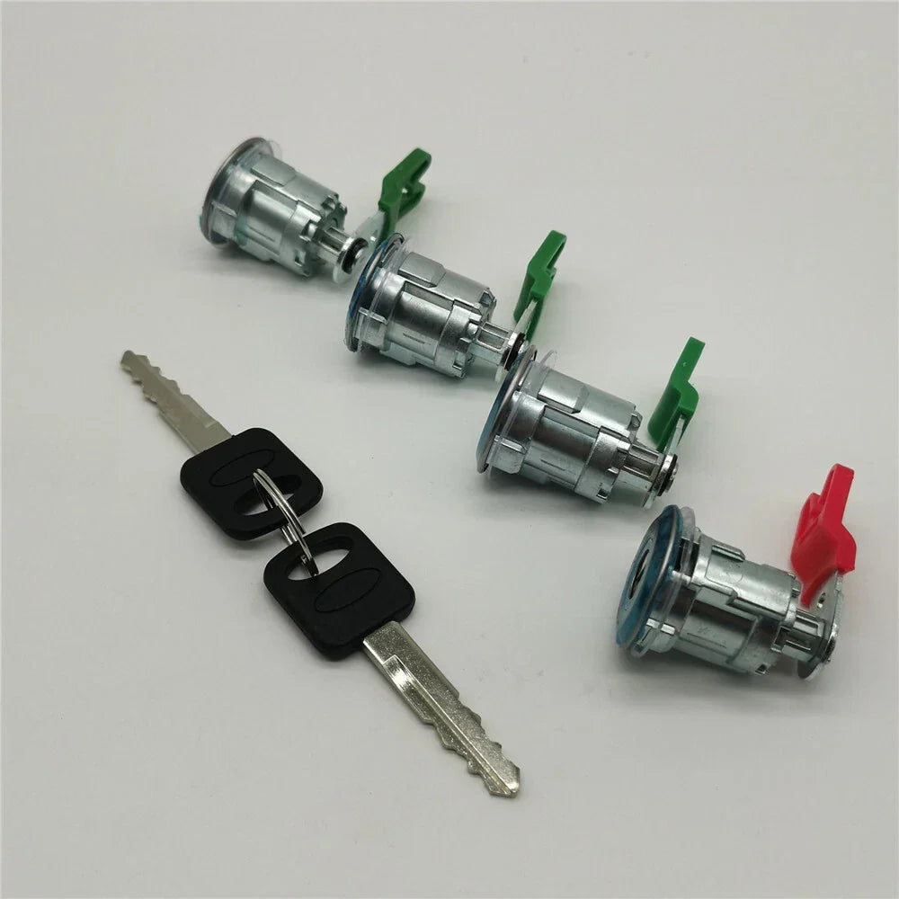 Ignition Cylinder & 4 Door Lock Kit for Ford Econoline Van (1997-2020)