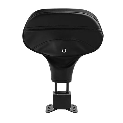 Black Driver Rider Backrest Pad for Harley Touring Road King Glide (1988-2024)