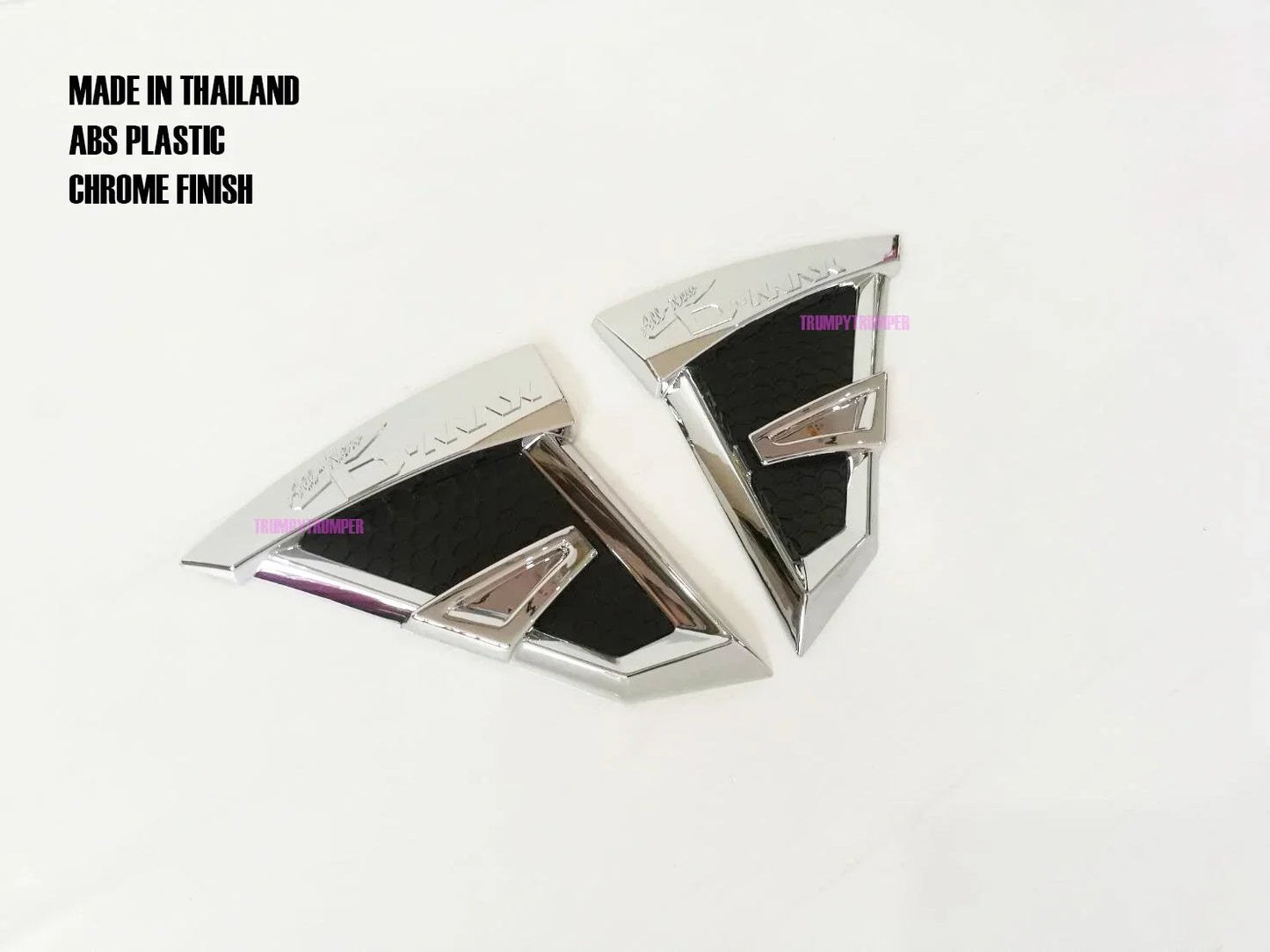 Chrome Side Vent Indicator Door Cover Trim for Isuzu D-Max 2012-2019