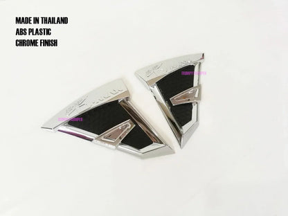 Chrome Side Vent Indicator Door Cover Trim for Isuzu D-Max 2012-2019