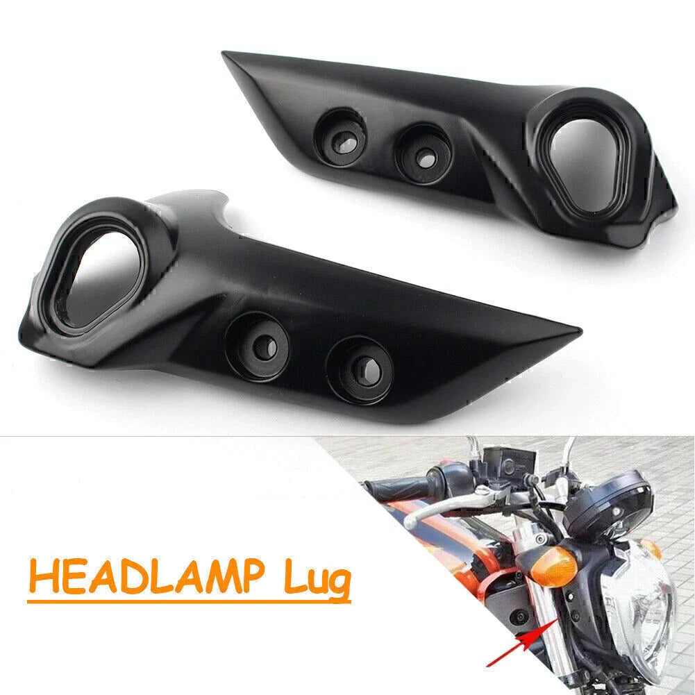 Aluminium Black Headlight Bracket for YAMAHA FZ6N (2004-2010)