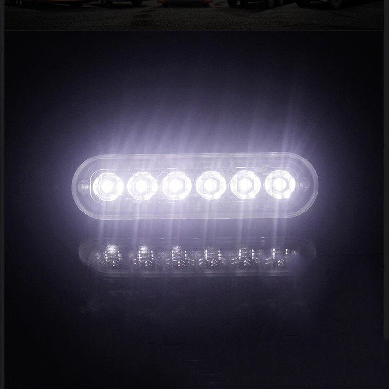 2 x 12V Off-Road Fog Lamp LED Work Light Flood Light Accessory for Universal