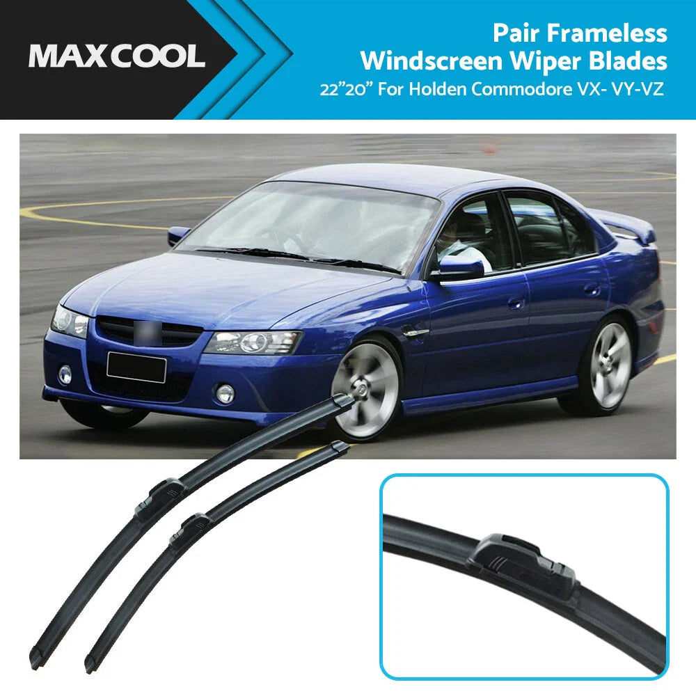 Frameless Wiper Blades for Holden Commodore VX-VY-VZ ( PAIR)