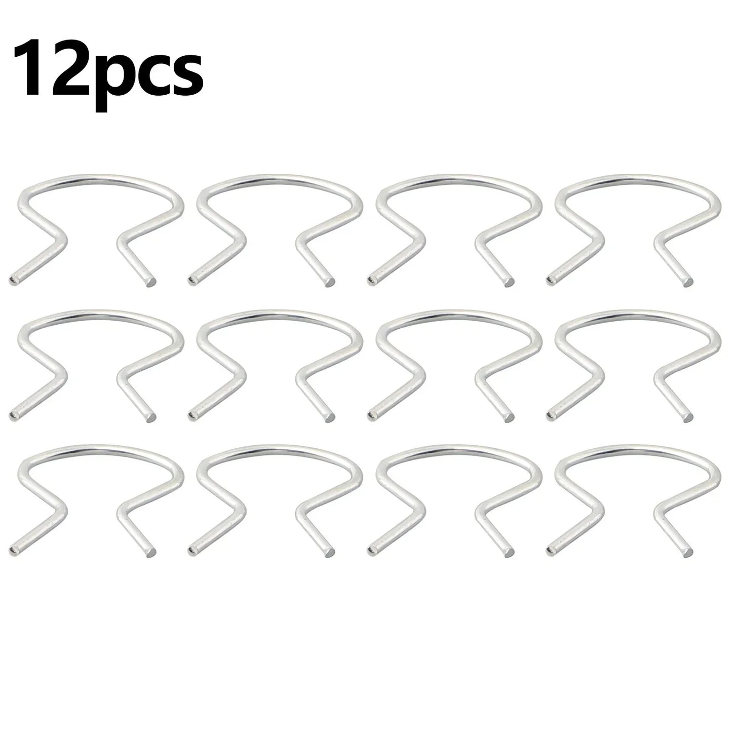 Crank Retainer / 12-Pcs / Door Handle Horseshoe Clip Left Plastic for Vehicle