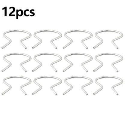 Crank Retainer / 12-Pcs / Door Handle Horseshoe Clip Left Plastic for Vehicle