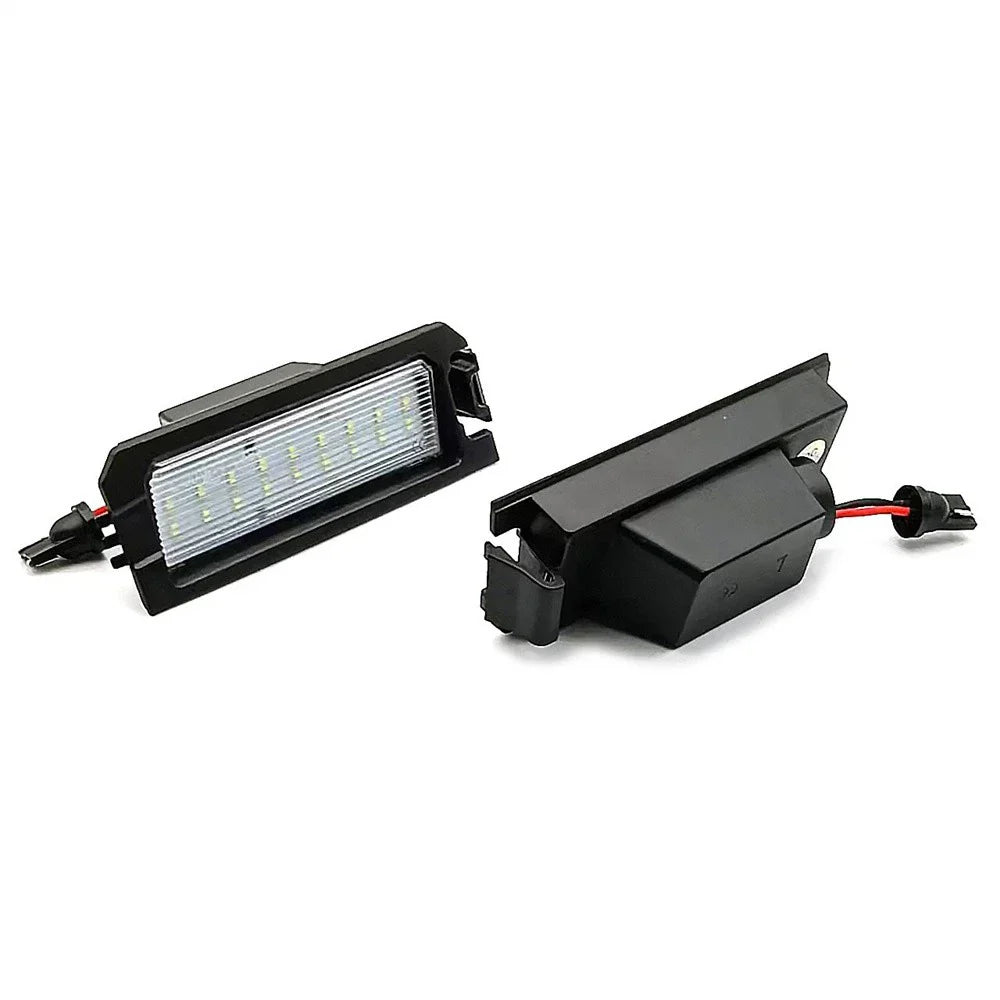White LED Rear License Plate Lights for Hyundai Sonata Elantra Veloster K5