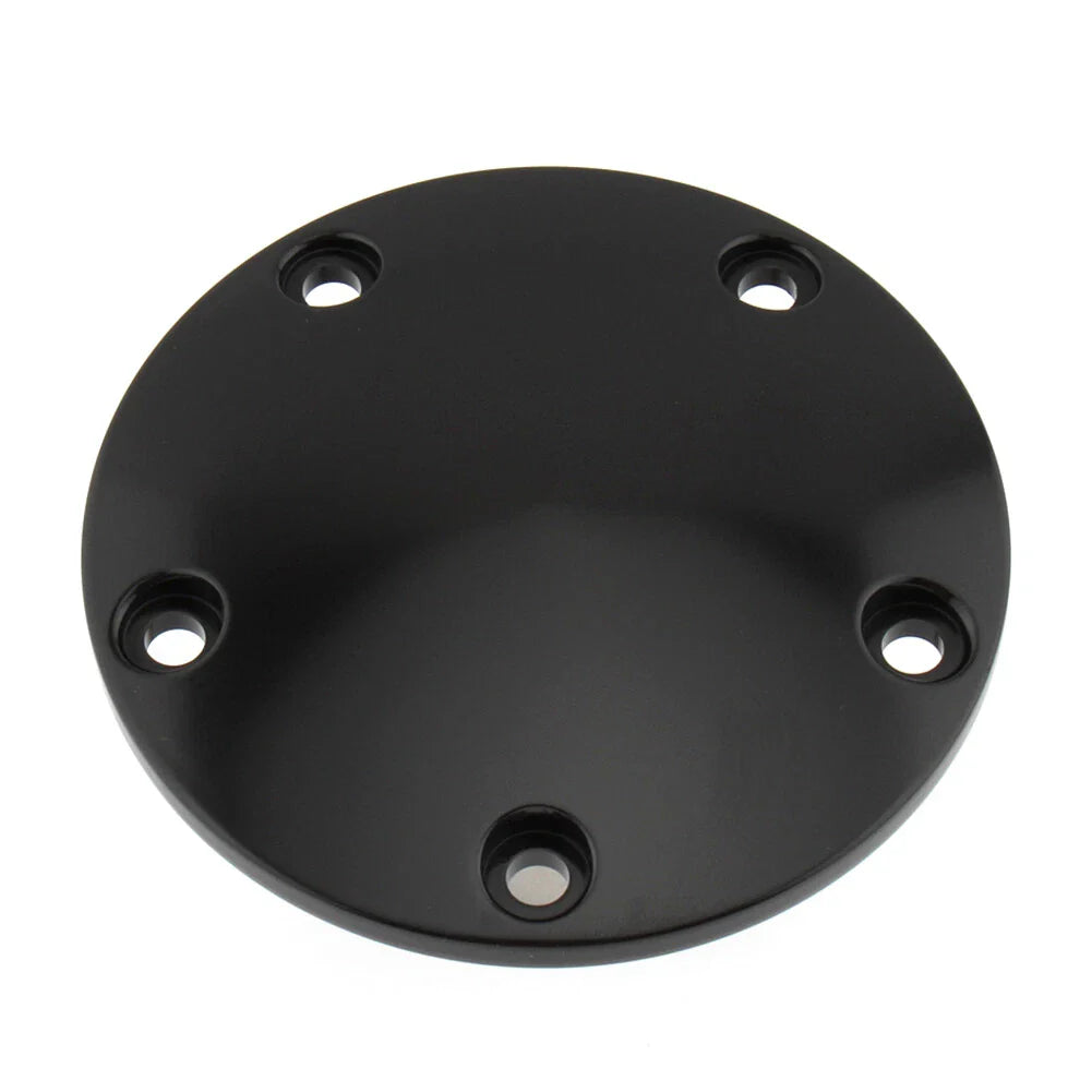 Black Domed Timing Points Cover for Harley Twin Cam Softail Dyna Touring (99-17)