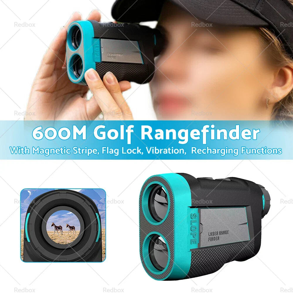 600M Golf Rangefinder Slope Vibration Magnetic USB Rechargeable for Golf