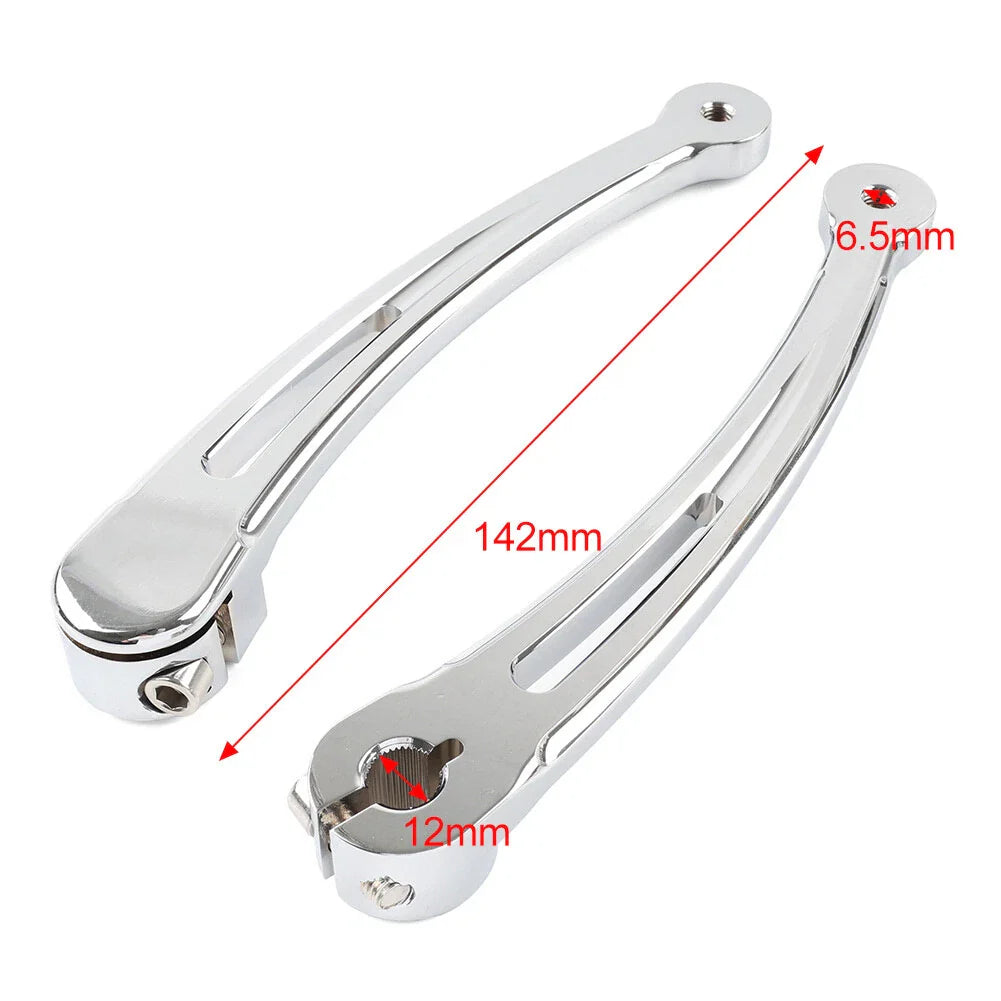 CNC Heel Toe Shifter Chrome for Harley Touring, Softail (1984-2019)