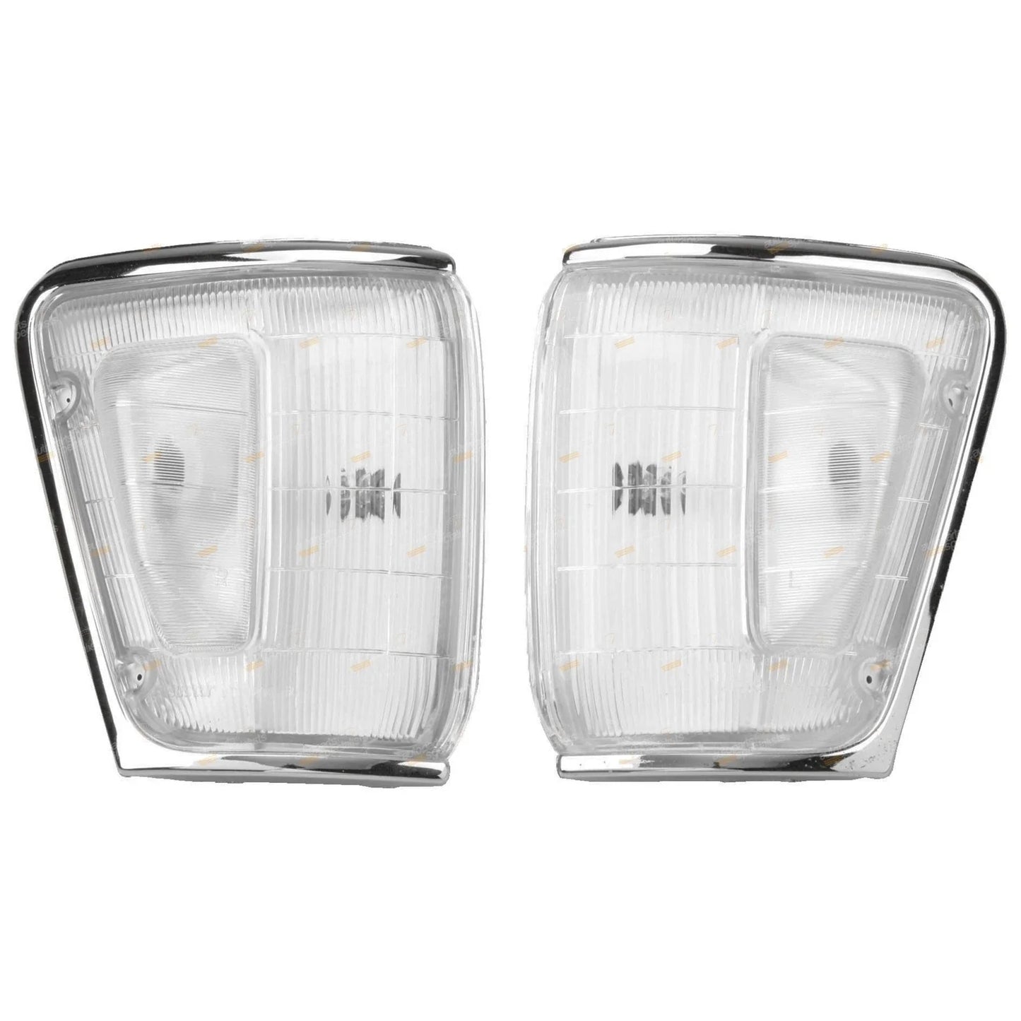 2 x LH+RH Chrome Corner Indicator Lights for Toyota Hilux (1994–1997)
