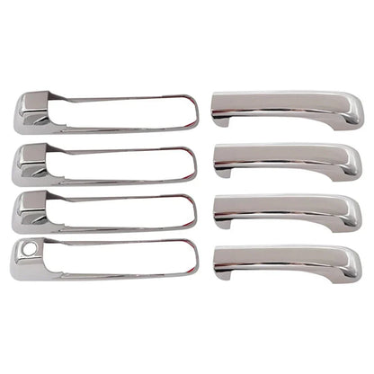 4 x Chrome Door Handle Cover Caps for Dodge Ram 1500 2500 3500 4500 (2009-18)