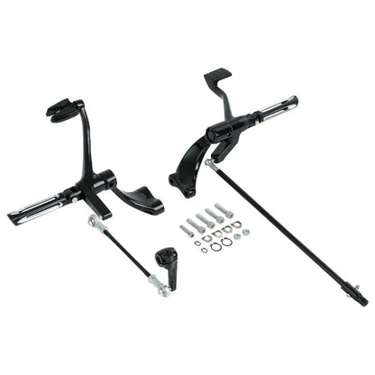 Black Forward Control Pegs for Harley Sportster XL (2004-2013)