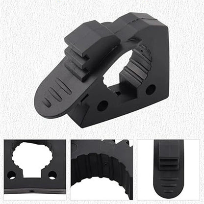 Rubber Quick Fastener Mounting Clamp for Car ATV RV 1.18"-1.42" Diameter