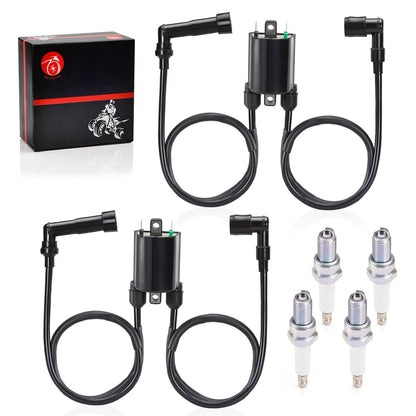 2PCS Ignition Coils for Kawasaki VN1500 Vulcan 1500 VN1500L Nomad (2000–2004)