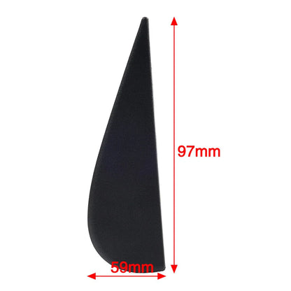 Right Door Side Mirror Triangle Flag Applique for Jeep Wrangler (2007-2018)