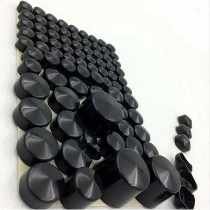Black ABS Bolt Caps for Harley Softail Twin Cam (1984-2006)