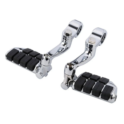 Foot Pegs 1-1/4" Engine Guard Mounts Clamps for Harley Touring Dyna