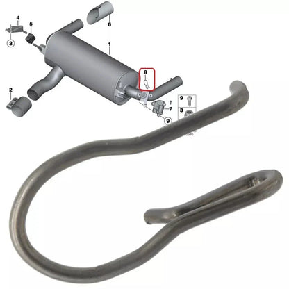 Exhaust Flap Control Valve Spring Clip for BMW
