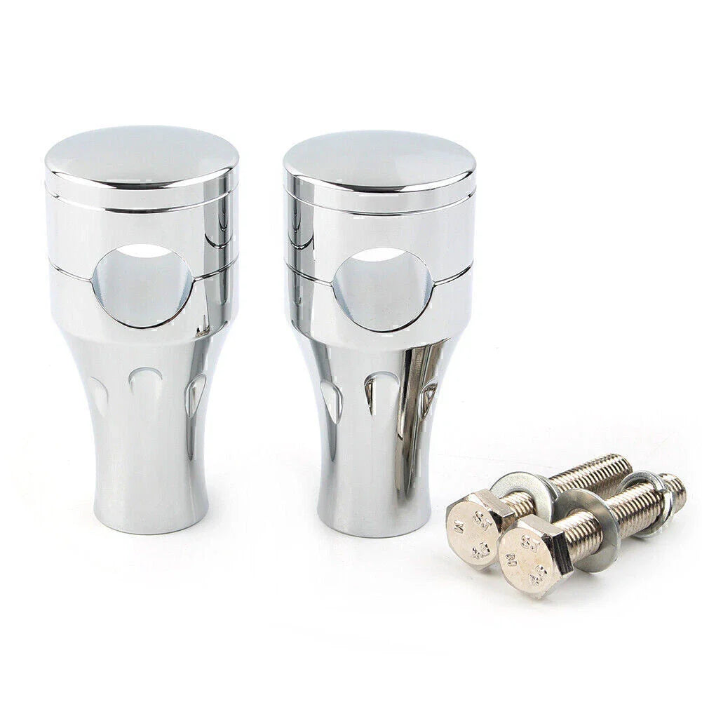 1" 25mm Handlebar Riser Clamps for Harley Honda Yamaha Kawasaki Suzuki