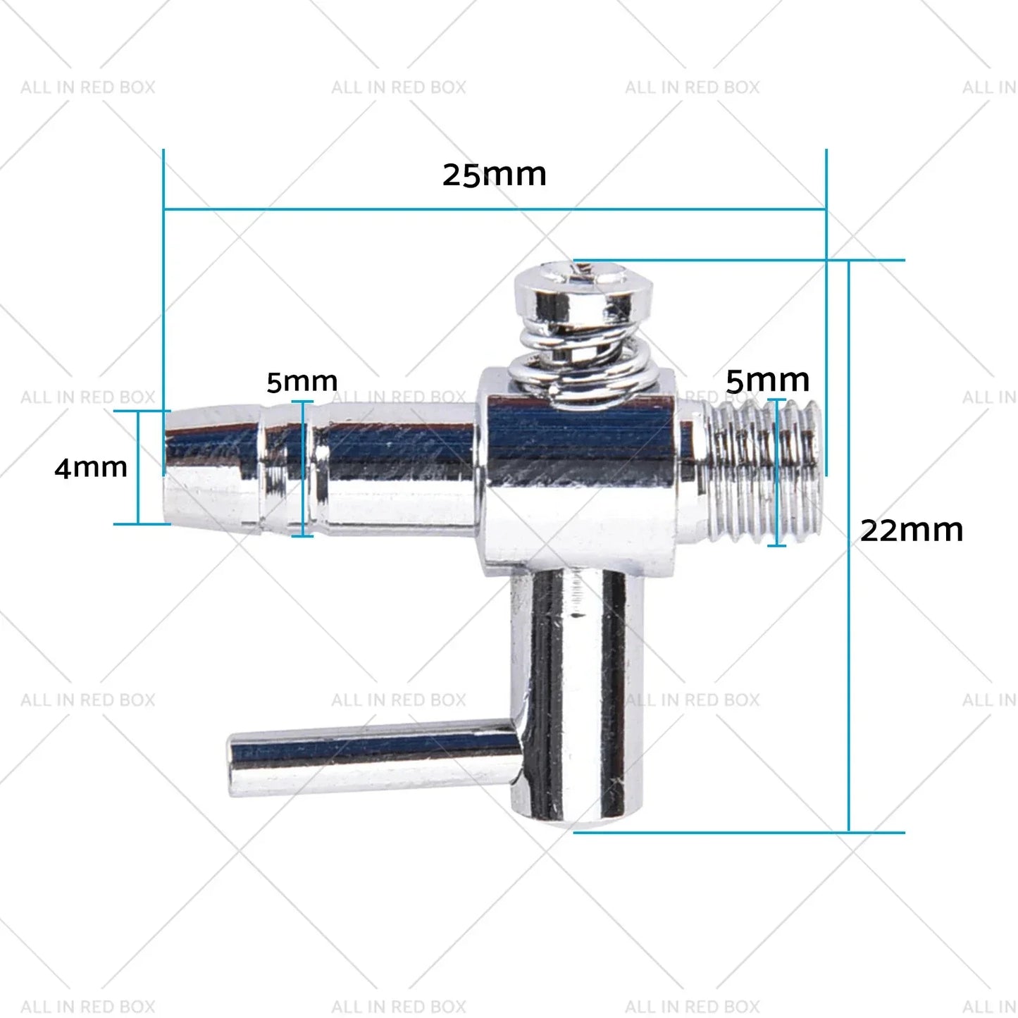 4mm Air Flow Distributor Valves for Aquarium Fish Tank Pond Pump Hose