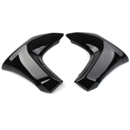 Gloss Black ABS Radiator Cap Compression Plate for Kawasaki ER6N (2012-2016)