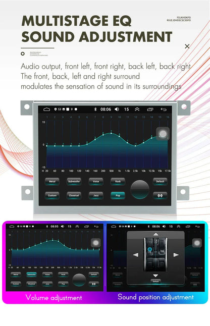 8.4" Android 14 Stereo GPS Navigation for Jeep Grand Cherokee, Chrysler 300