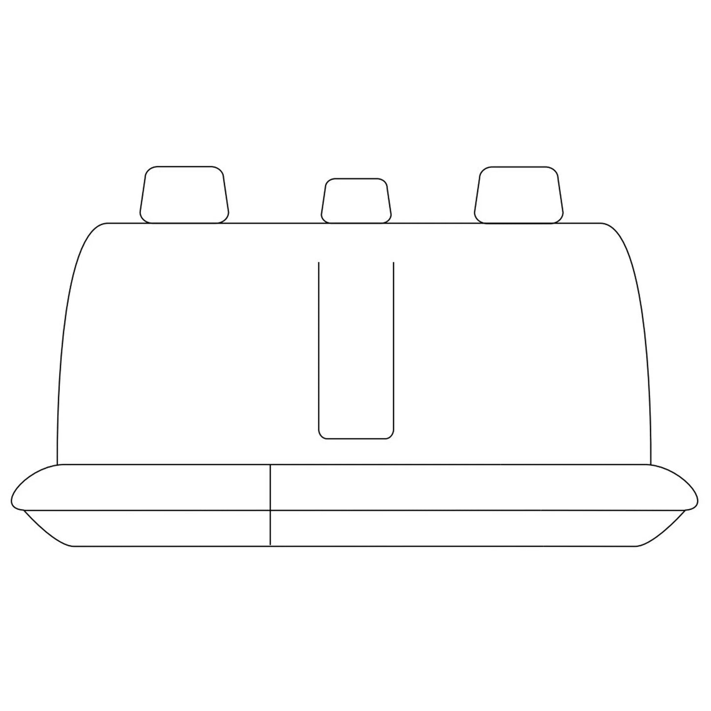 Tailor Made Black Neoprene Seat Covers for Toyota Hilux GUN126/136 (2015–2020)