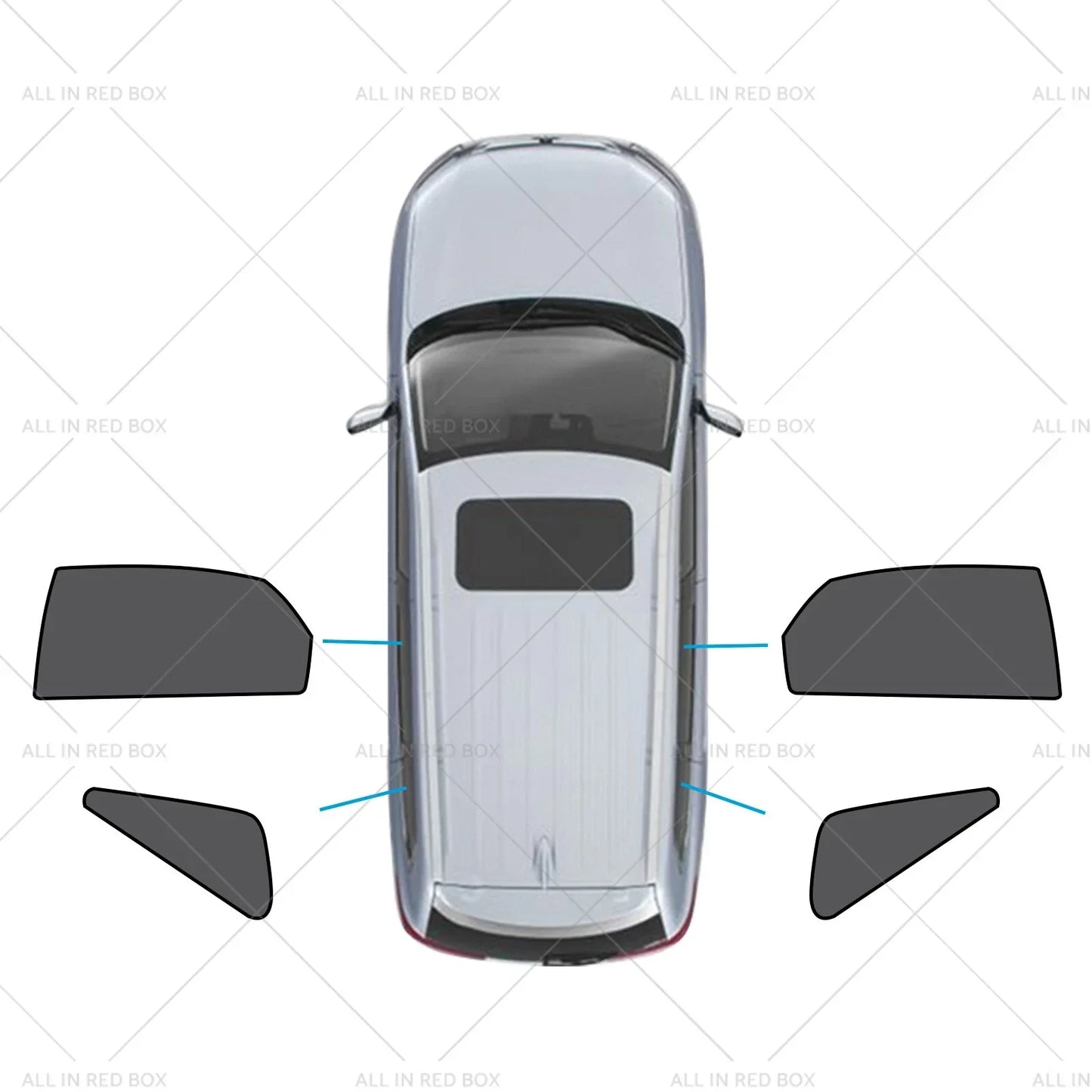 Magnetic Mesh Sun Blind Shades for Lexus NX Series (2014-2021)