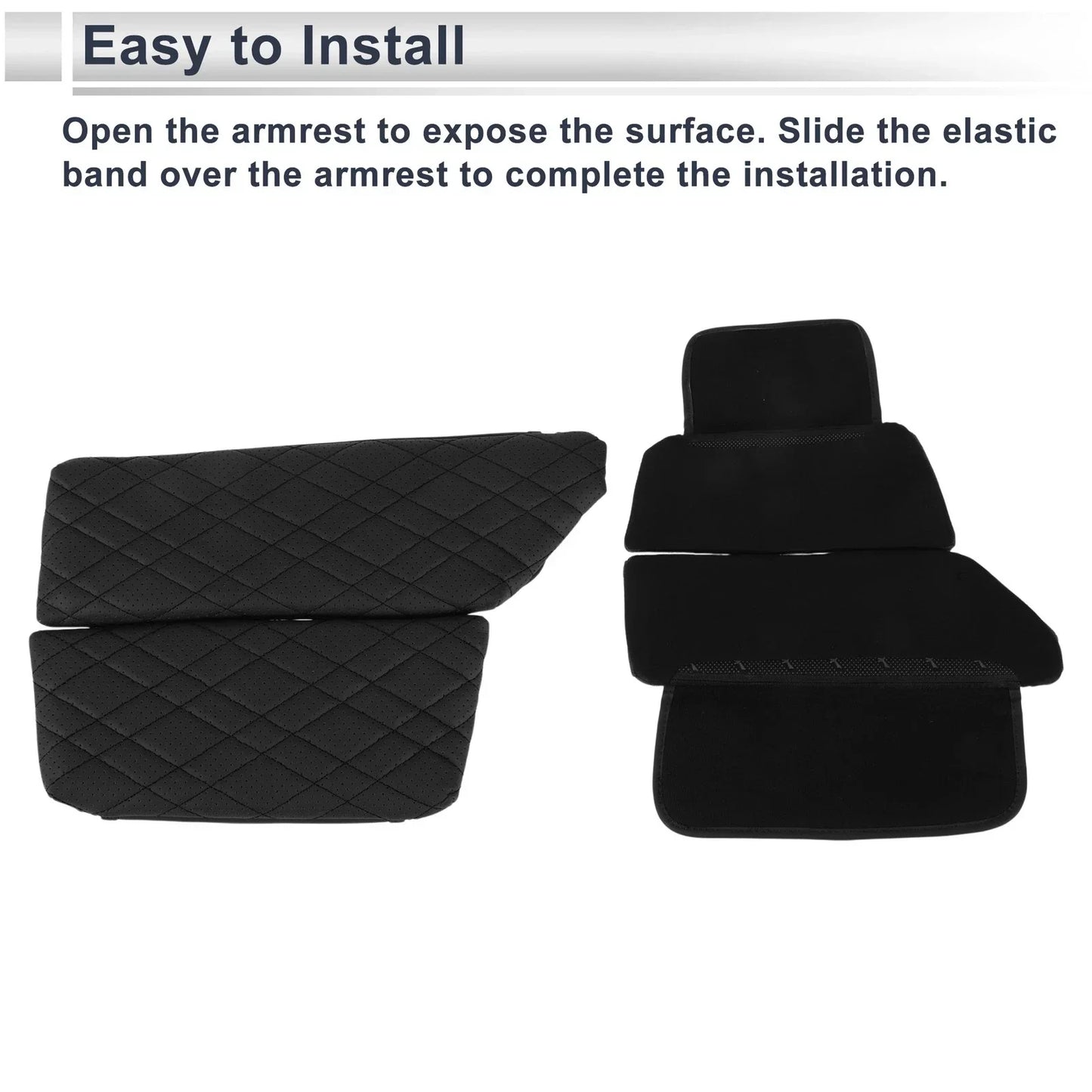 Center Console Cover with Storage Bag for BMW 5 Series (2011-2017) Black