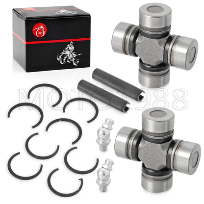 2x Front Rear driveshaft u-joint for Polaris RZR 570-1000