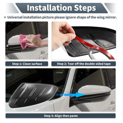 Rearview Mirror Cover Overlay Chrome Plated for Mercedes-Benz M Class (1998-2005)