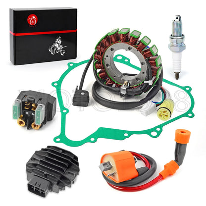 Stator & Rectifier Coil Relay W Gasket kit for Yamaha Kodiak (2003–2006)