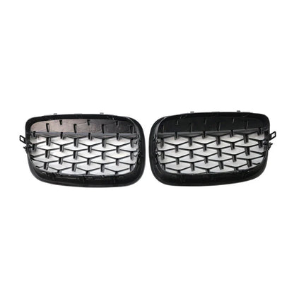 Diamond Grille Front Bumper Kidney for BMW X5 E70, X6 E71 (2007-2013)