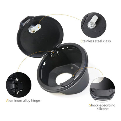 Locking Gas Tank Cap Fuel Filler Door Cover for 2018-2023 Jeep Wrangler JL
